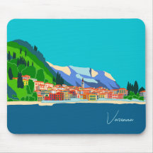 Varenna See Como Italien Illustration