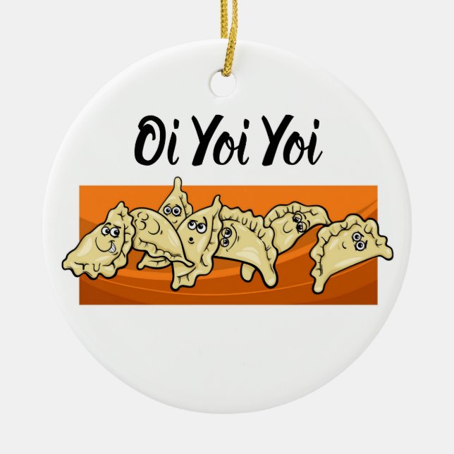 Varenyky Perogies Keramikornament (Vorne)