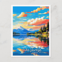 Varese Italien Vintage Illustration Postkarte