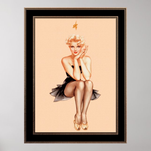 Varga Girl Cover Kunst, Dichtung und Musik Poster (Vorne)