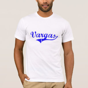 Vargas Familienname-Klassiker-Art T-Shirt