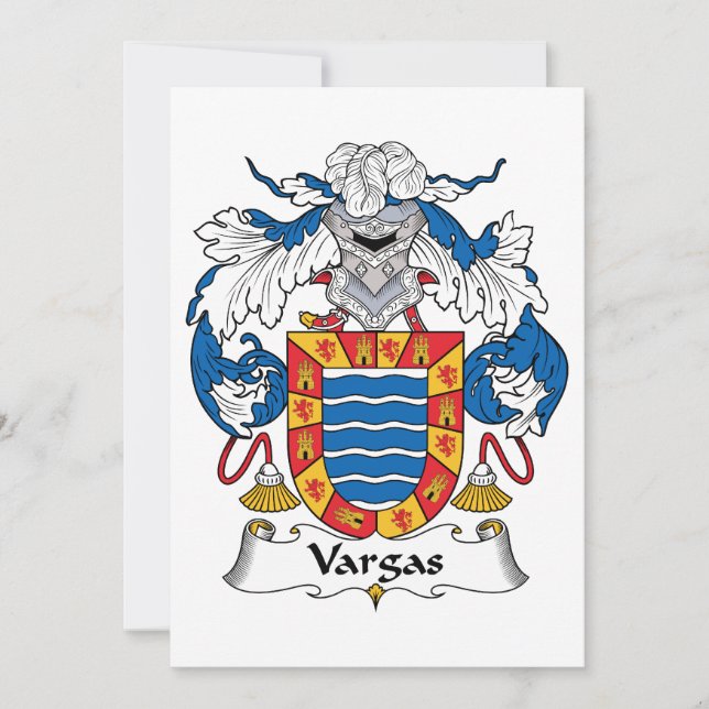 Vargas-Familienwappen (Vorderseite)