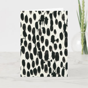 Variable I   Schwarze Farbe Karte