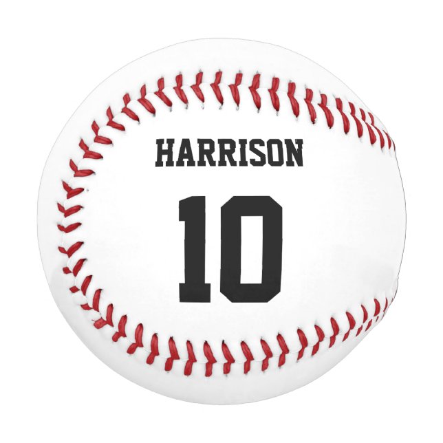 Variabler Sport schwarze benutzerdefinierte Teamna Baseball (Vorderseite Links)