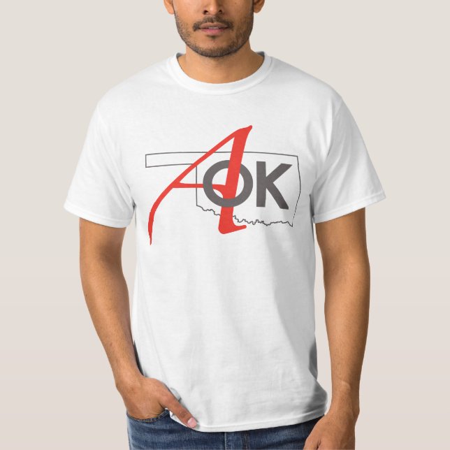 Variables Farb-/der Art-AOK Logo T-Shirt (Vorderseite)