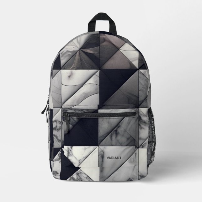 VARIANT Marble 1a Bedruckter Rucksack (Vorderseite)