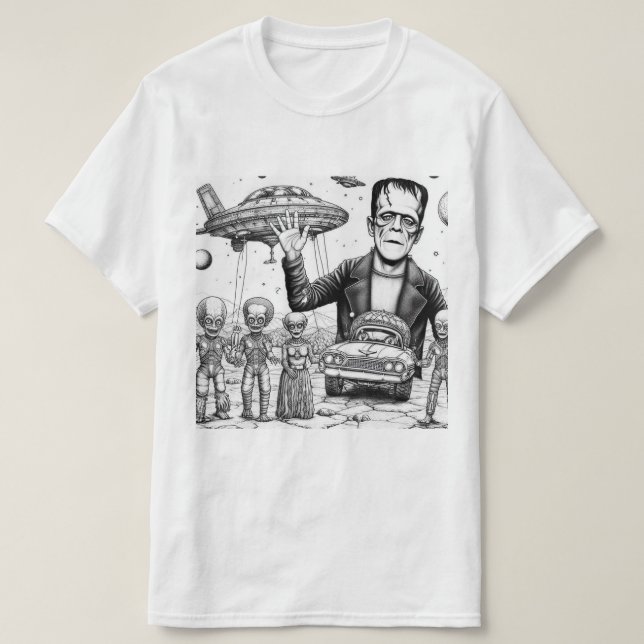 Variante Frankenstein T-Shirt (Design devant)