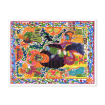 Variation auf Madonna & Kind Postkarte