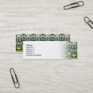 Variation, Mangobaum Mini Visitenkarte