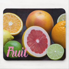 Variation von Zitrusorange, Limon, Mandarin, Mousepad