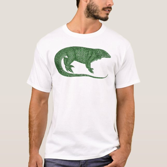 Variegierter Lizard Basic-T - Shirt (Vorderseite)