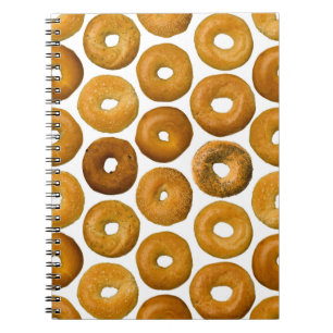 Variété de carnet de bagels
