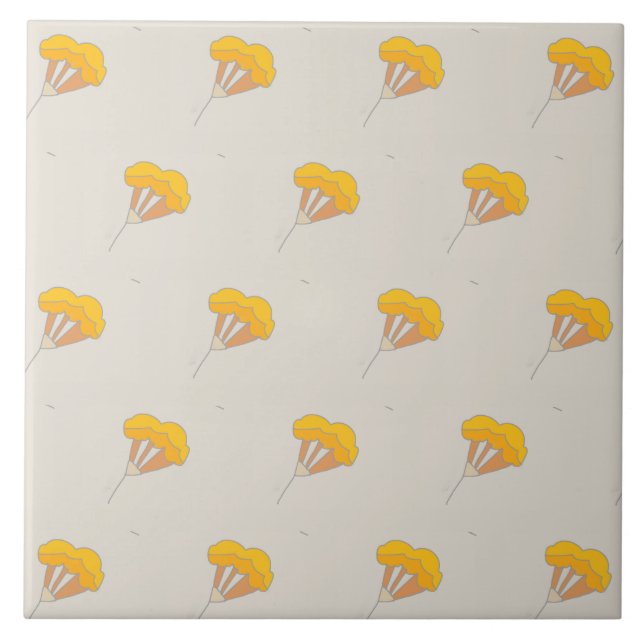 Variété striée de fleurs design céramique carreaux (Devant)