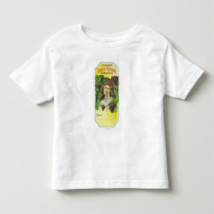 Variety auserlesener See Keuka Trauben-Aufkleber Kleinkind T-shirt