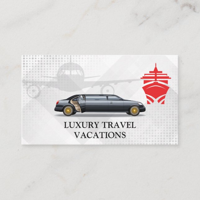Variety Travels | Business Vacation Visitenkarte (Vorderseite)