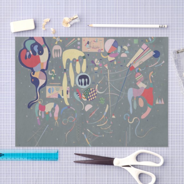Various Actions, Kandinsky  Seidenpapier (Handwerk)