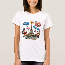 Various Places : Caffee à Paris. t-shirt #6