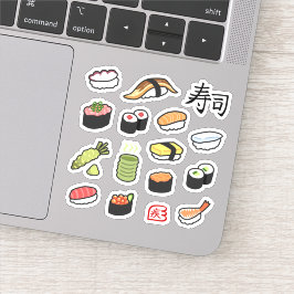 Various Sushi Aufkleber