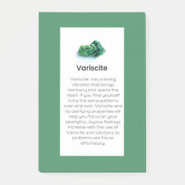 Variscite Crystal Meaning Jewelry Post-it Notes Klebezettel