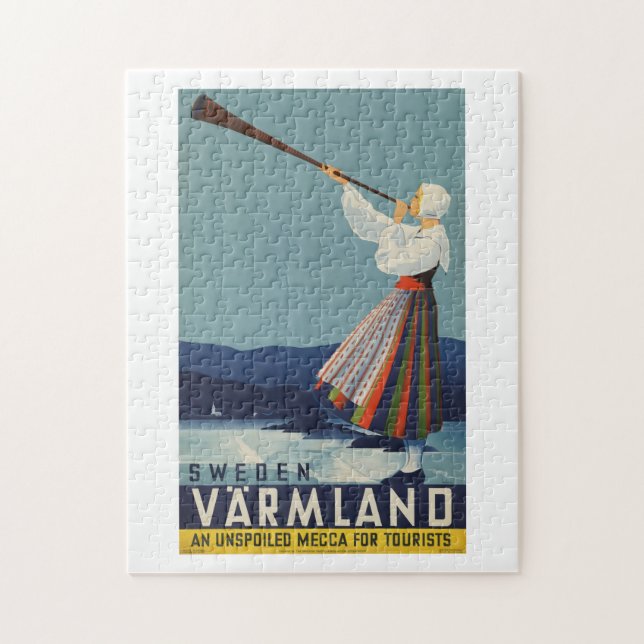 Varmland Schweden Vintage Travel (Vertikal)
