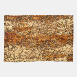 Varnish Textur auf Rohholz Geschirrtuch