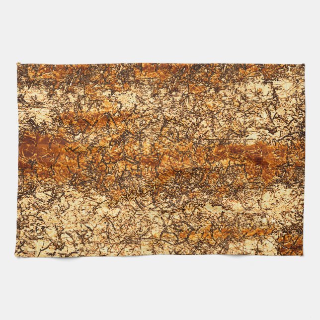 Varnish Textur auf Rohholz Geschirrtuch (Horizontal)