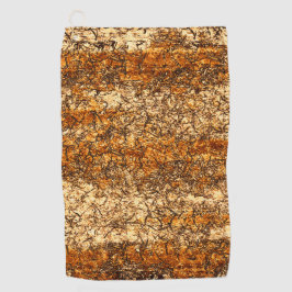 Varnish Textur auf Rohholz Golfhandtuch