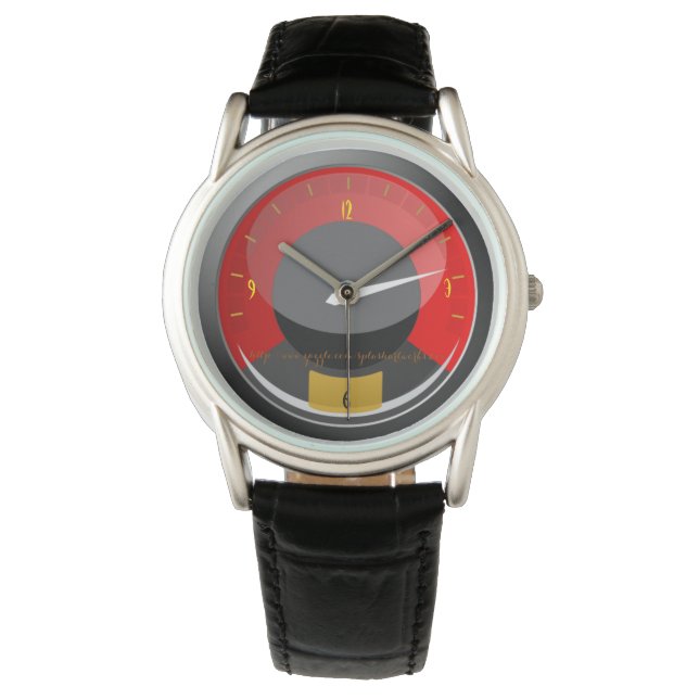 "VaROOOMM!" Armbanduhr (Vorderseite)
