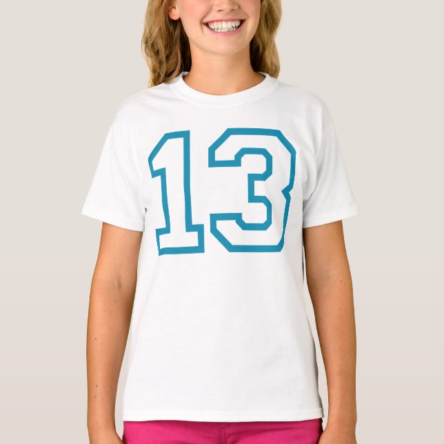 Varsity 13. GEBURTSTAG T-Shirt (Vorderseite)