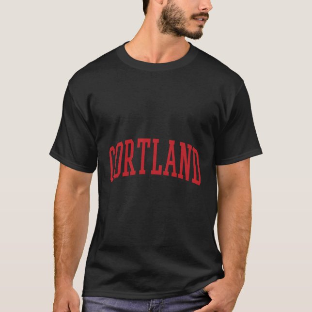 Varsity Gray Cortland T-Shirt (Vorderseite)