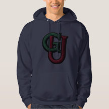 Varsity-Monogramm-Grafik-Hoodie