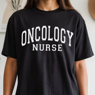 Varsity Onkologie Krankenschwester T-Shirt, Abschl T-Shirt