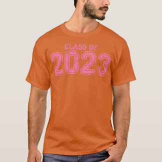 Varsity Pink Class of 2023 T-Shirt