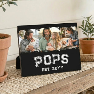 Varsity Pops 3 Foto Großvater Spitzname Est Jahr Fotoplatte