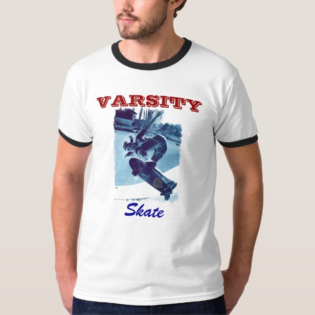 Varsity-Skate T-Shirt (Vorderseite)