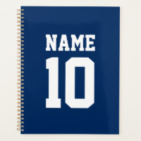 Varsity sports blue individuelle Name & number