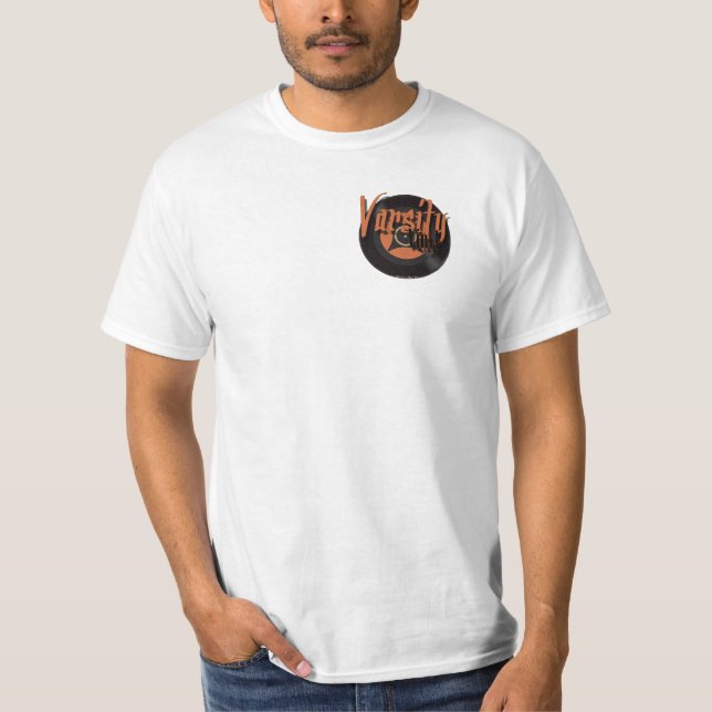 Varsity Vinyl T - Shirt Orange (Vorderseite)