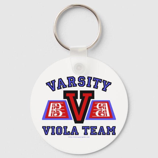 Varsity Viola Team Schlüsselanhänger (Vorderseite)