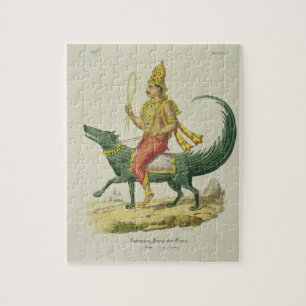 Varuna, Gott der Ozeane, graviert von Charles Eti