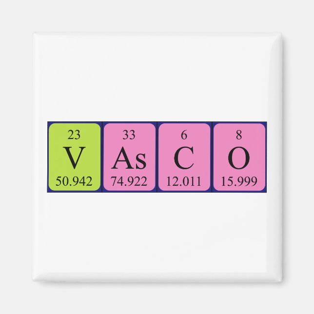 Vasco Periodenmagnet Magnet (Vorne)