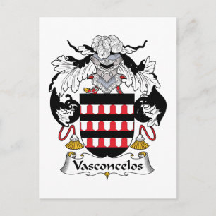 Vasconcelos Familienwappen Postkarte