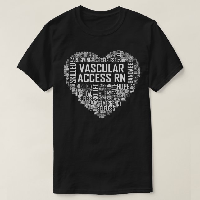 Vascular Access RN Gifts Nurse Appreciation Gift  T-Shirt (Design vorne)