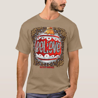 Vasculitis Bewusstsein Glaube Ornament Leopard Chr T-Shirt