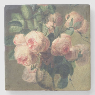 Vase Blumen 2 2 Steinuntersetzer