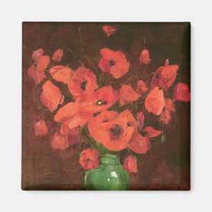 Vase Blumen 2 Magnet