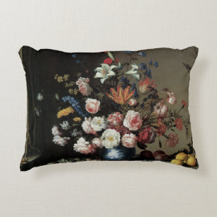 Vase Blumen durch ein Fenster, Balthasar van Der Dekokissen