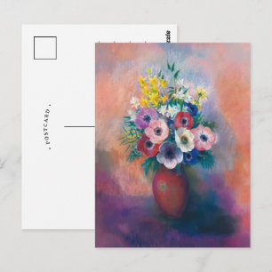 Vase D’anémones Odilon Redon Postkarte