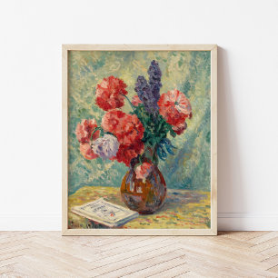 Vase de Fleurs   Maximilien Luce Poster