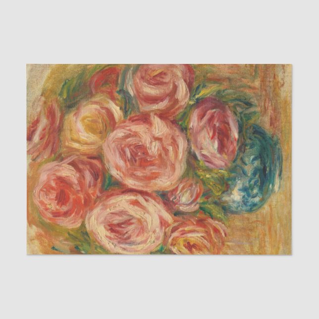 Vase de Rose von Renoir Seidenpapier (Vorderseite)
