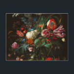 Vase der Blume, 1660 von Jan Davidsz von Heem Postkarte<br><div class="desc">Jan Davidsz. von Heem oder Jan Davidszoon de Heem,  auch Johannes de Heem oder Johannes van Antwerpen oder Jan Davidsz de Hem (1606-1684) genannt,  war ein Stillleben Maler,  der in Utrecht und Antwerpen aktiv war. Jan Davidsz von Heem - Vase der Blume,  1660.</div>